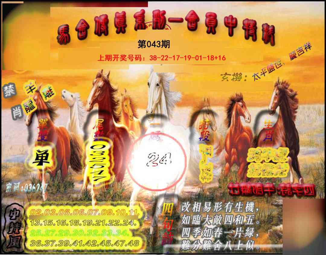 043期马会传真-会员报[图]