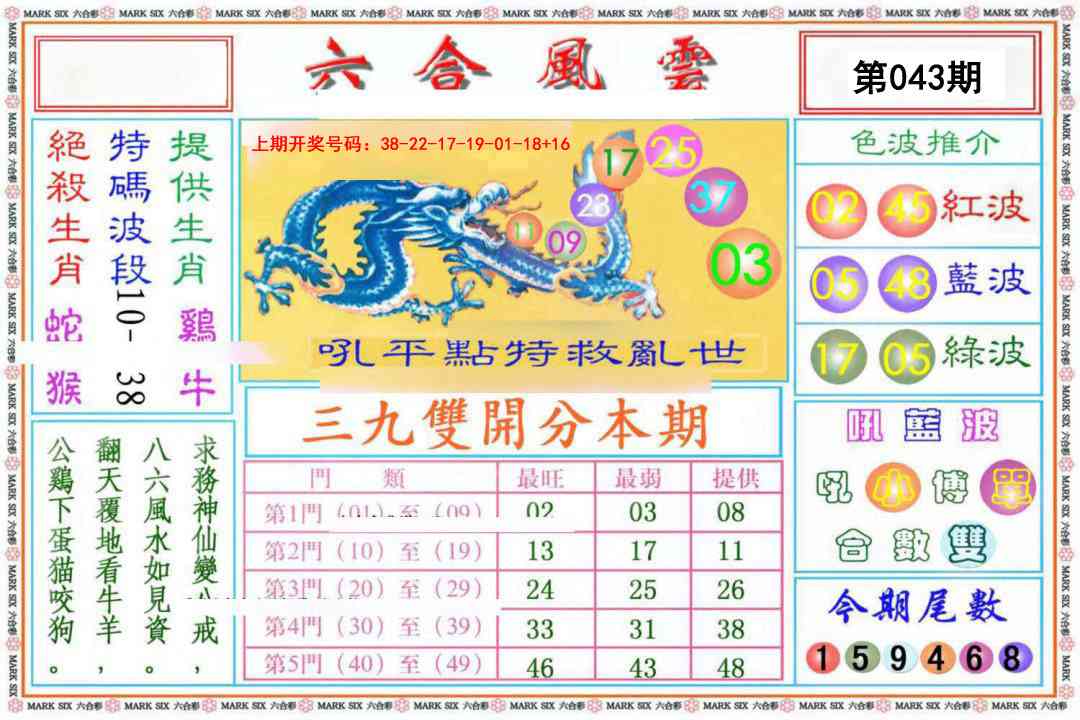 043期六合风云《另版》[图]