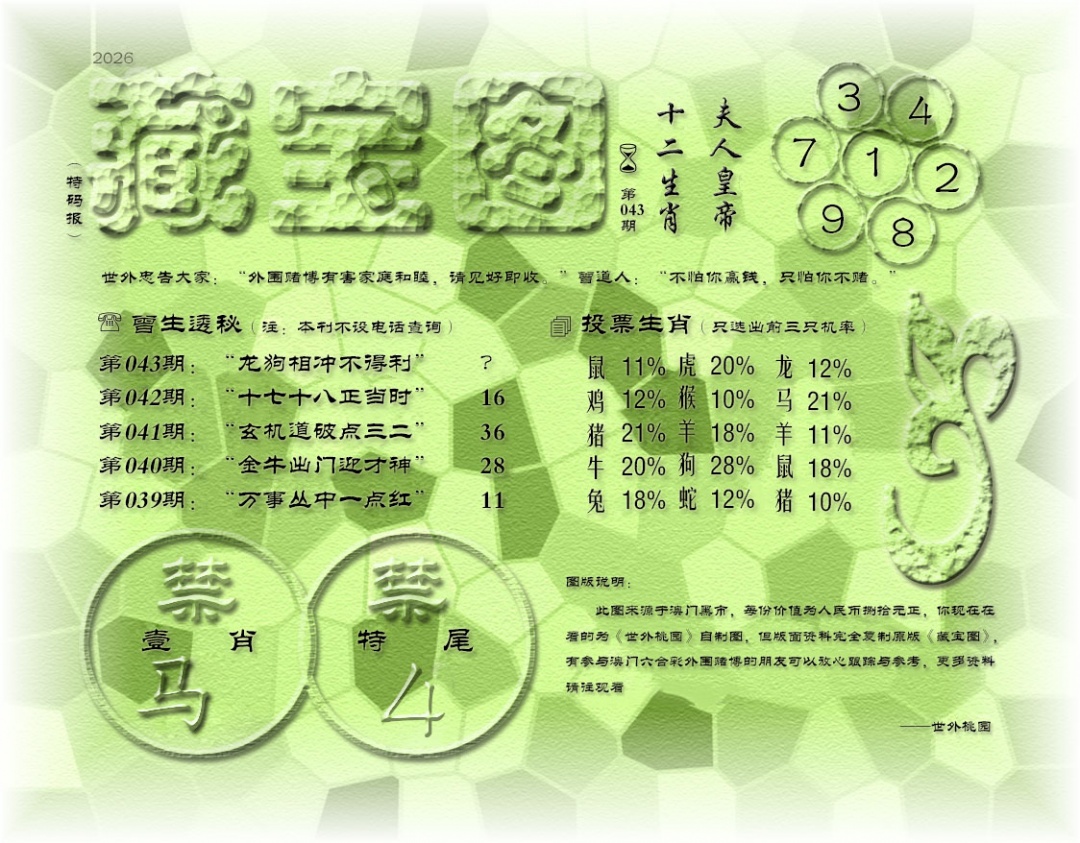 043期老《藏宝图》[图]