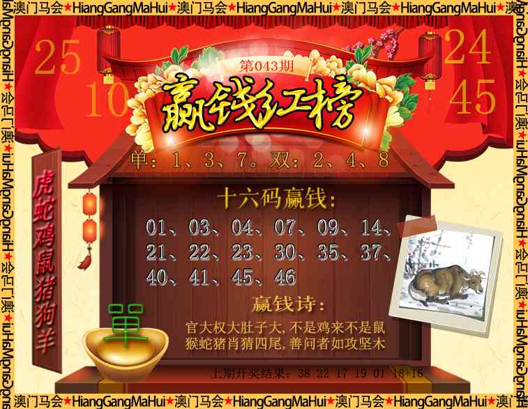 043期内部密传[图]