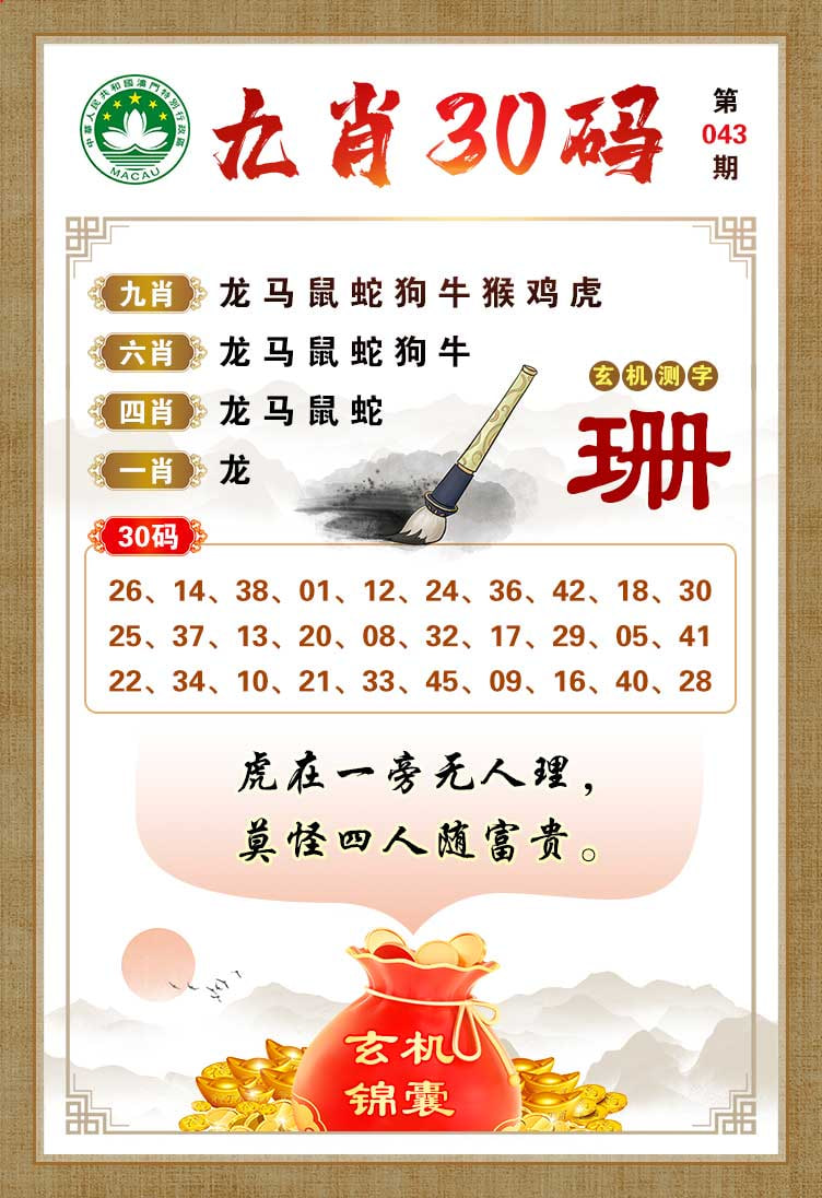 043期九肖30码[图]