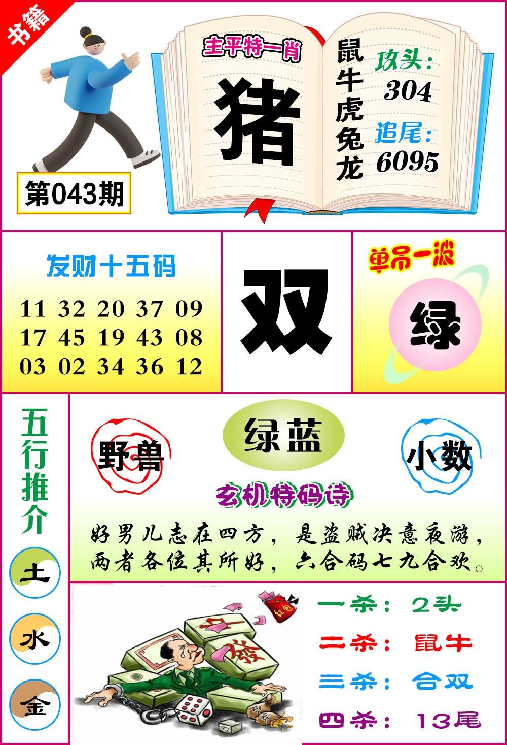 043期澳门钻石十五码[图]