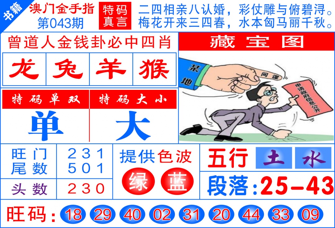 043期澳门金手指[图]