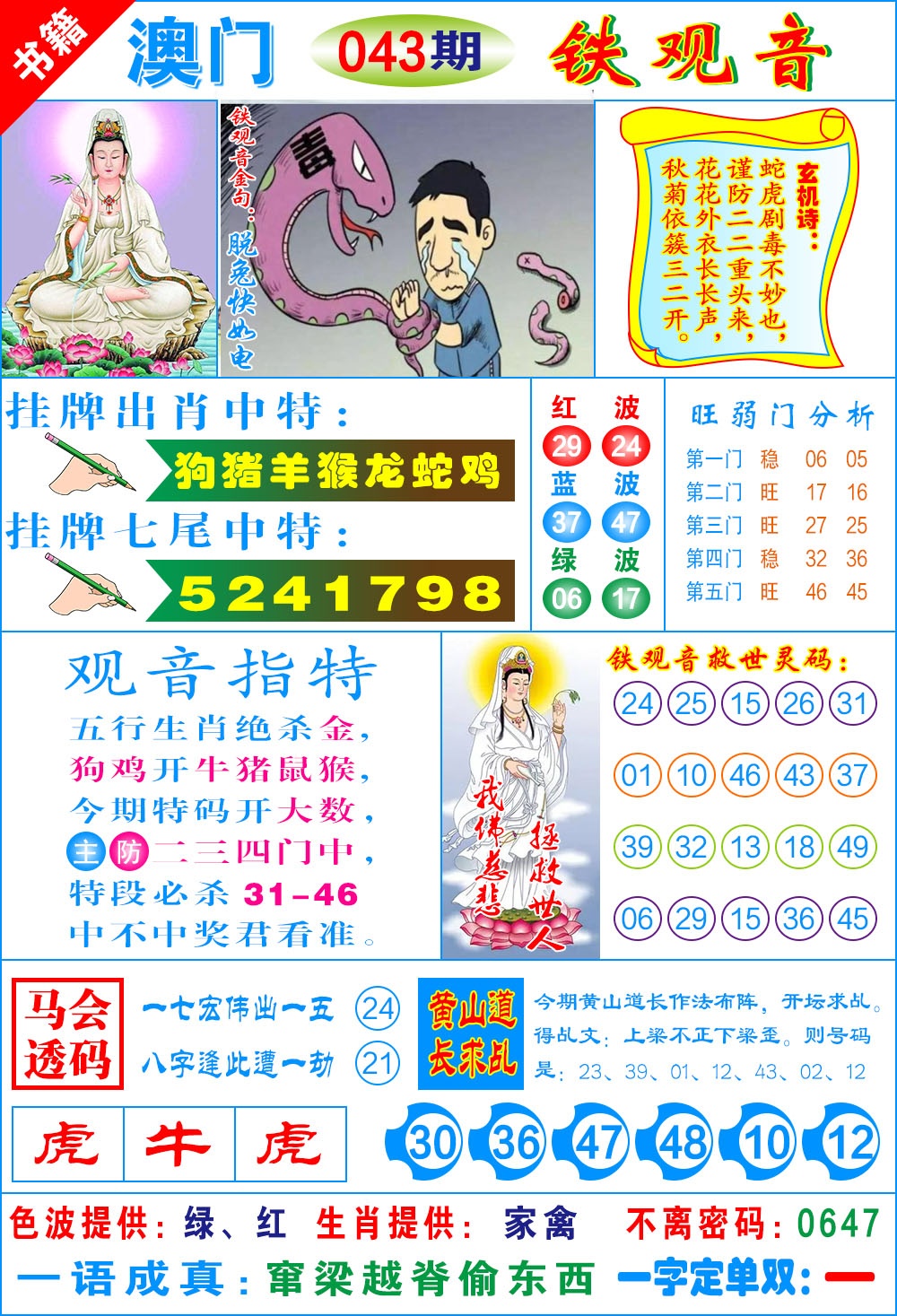 043期澳门铁观音[图]