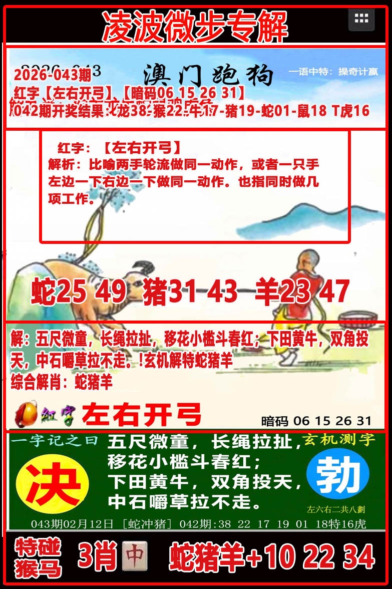 043期凌波微步[图]