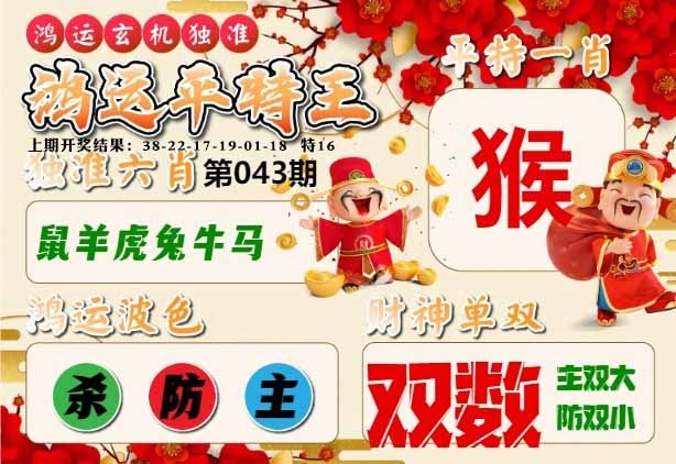 043期鸿运平特王[图]